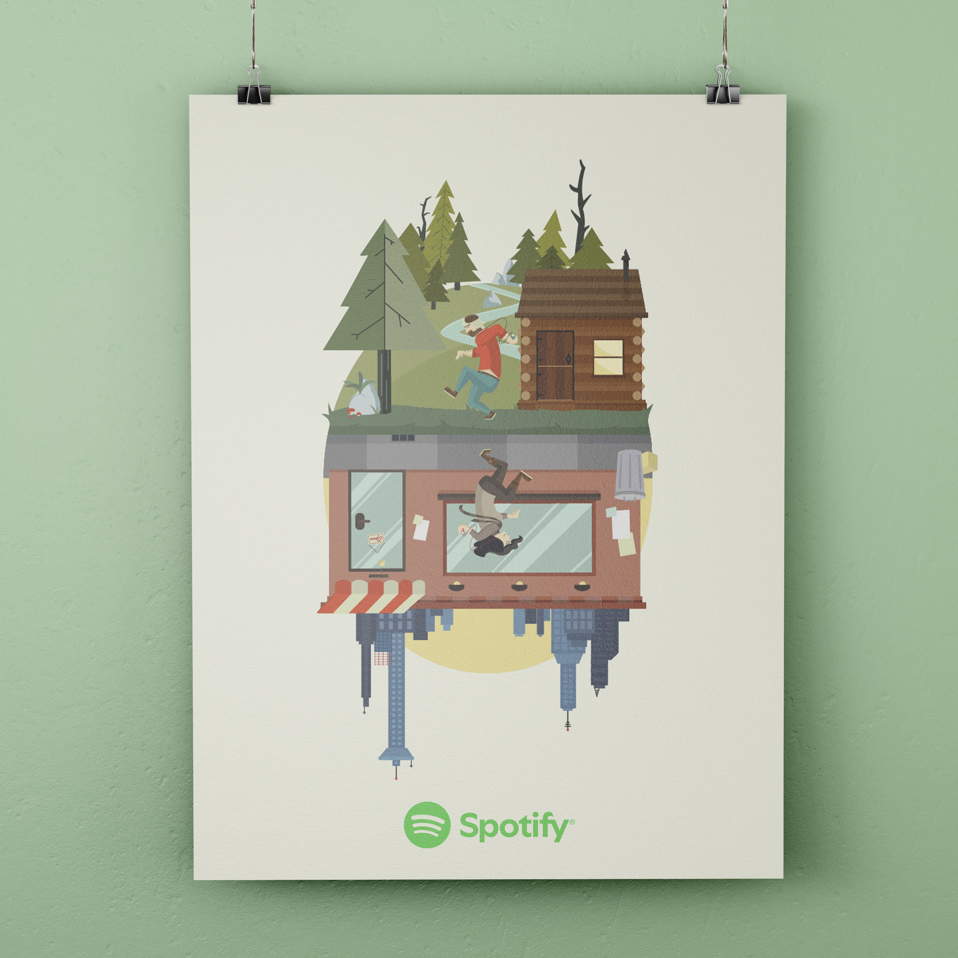 Twin Raven portfolio - Spotify design